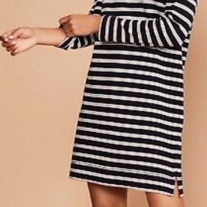 Lou & Grey Cotton striped shirt dress (size XS)
